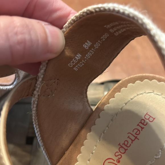 Red baretrap espadrille - Picture 6 of 6